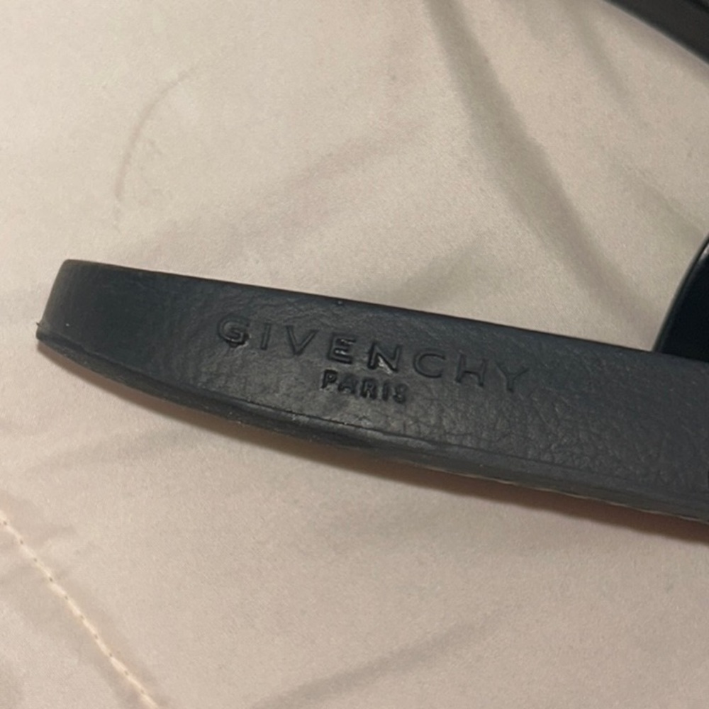 Authentic Givenchy Black Designer Slides - image 5